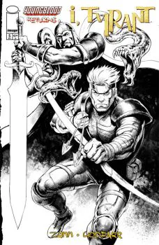 Cover of Cover E Godfarr Youngblood Team-Up B&W Variant