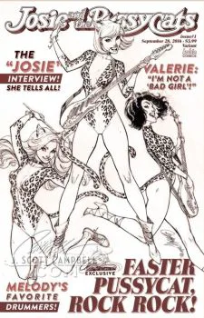 Cover of J. Scott Campbell Exclusive B&W Variant