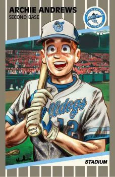 Cover of Cover E Stadium Comic - Homage Billy Rapkin Baseball Card - LTD 250