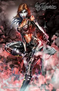 Cover of Jamie Tyndall Grave Magic Battle Damaged Variant (Ltd. 75)