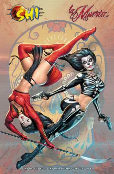 Cover of Billy Tucci La Muerta Vs. Shi Metal Variant (Ltd. 50)