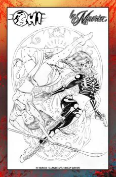 Cover of Billy Tucci La Muerta Vs. Shi Raw Variant (Ltd. 50)