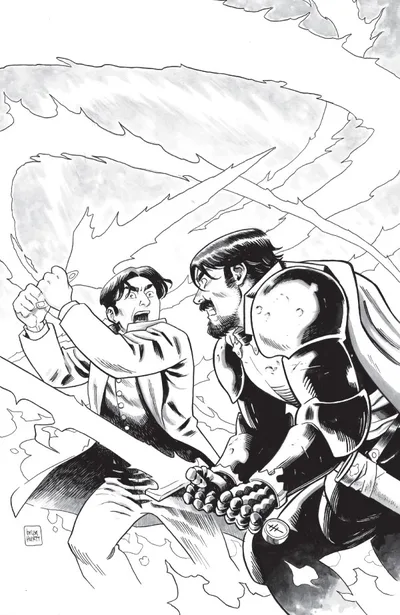 Cover of Brian Hurtt Incentive B&W Variant (1:20)