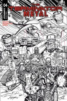 Cover of Bob Layton Line Art Incentive Variant (1:5)