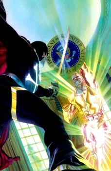 Cover of Cover F Alex Ross Black Terror vs. President Power Virgin Art Cover