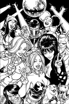 Cover of Chad Hardin Blind Bag B&W Virgin Variant