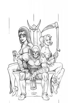 Cover of Joseph Michael Linsner Incentive B&W Virgin Variant (1:10)