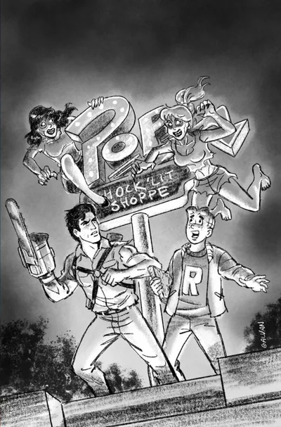 Cover of Cover L 1:20 Bill Galvan Black & White Virgin Variant