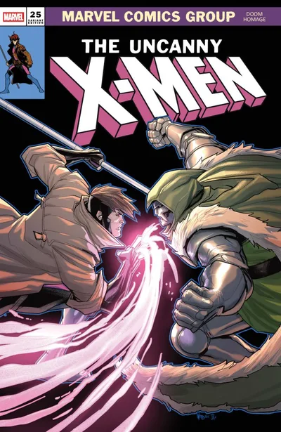 Cover of Pete Woods Doom Homage Variant