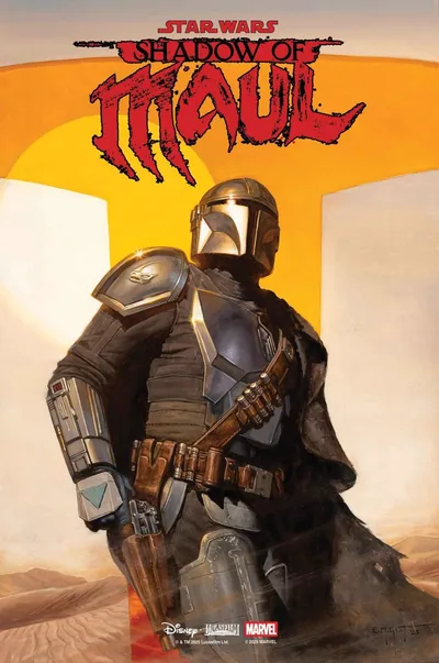 Cover of E.M. Gist Mandalorian & Grogu Variant