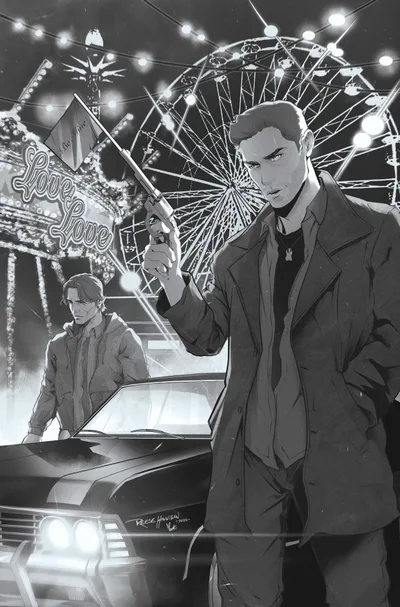 Cover of Cover G 1:15 Reese Hannigan Black & White Virgin Variant