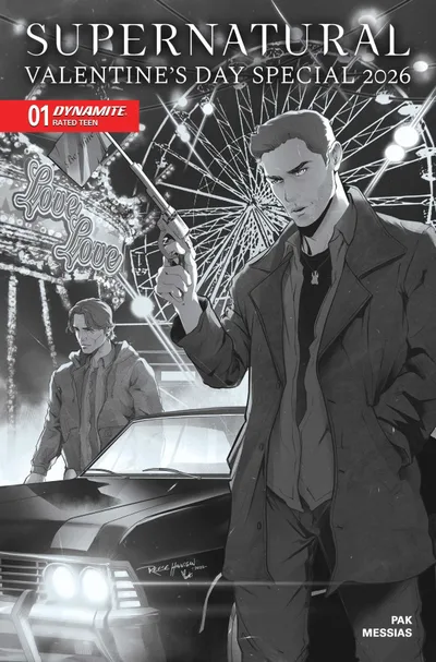 Cover of Cover F 1:10 Reese Hannigan Black & White Variant