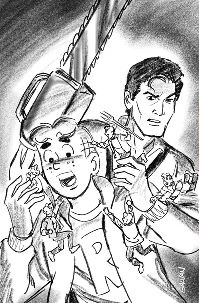 Cover of Cover I 1:15 Bill Galvan Black & White Virgin Variant