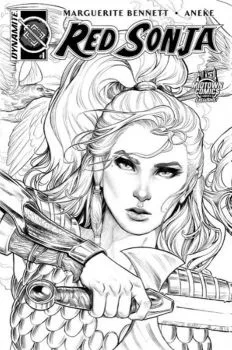 Cover of Cover R Midtown Exclusive Ultra-Limited Nei Ruffino Connecting Black & White Variant Cover