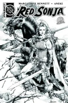 Cover of Cover T DF Exclusive Jay Anacleto Black & White Line Art Cover