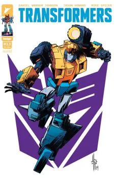Cover of Second Printing Cover A Jason Howard Decepticon