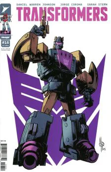 Cover of 2nd Printing Cover A Jason Howard Decepticon Cover
