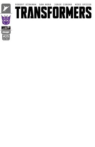 Cover of Decepticon Blank Variant