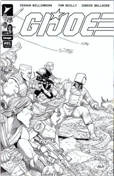 Cover of Cover BE Tom Reilly Exclusive Connecting B&W Variant