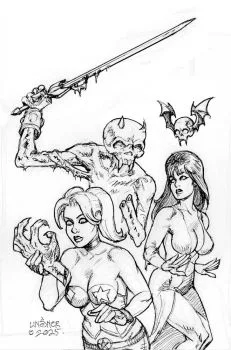 Cover of Amanda Conner Incentive Sketch Virgin Variant (1:10)