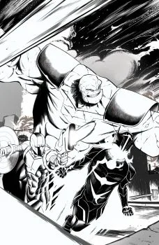 Cover of Cover E Daniel Bayliss Youngblood Team-Up B&W Variant