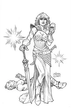 Cover of Joseph Michael Linsner Blind Bag B&W Virgin Variant