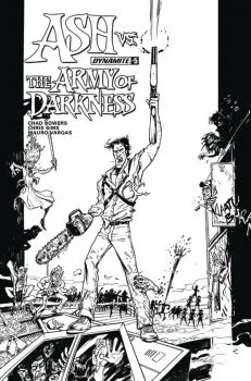 Cover of Incentive Mauro Vargas Black & White Variant Cover