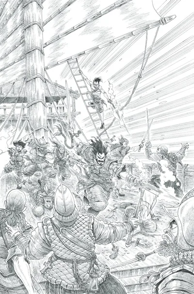 Cover of James Stokoe Incentive B&W Virgin Variant (1:25)