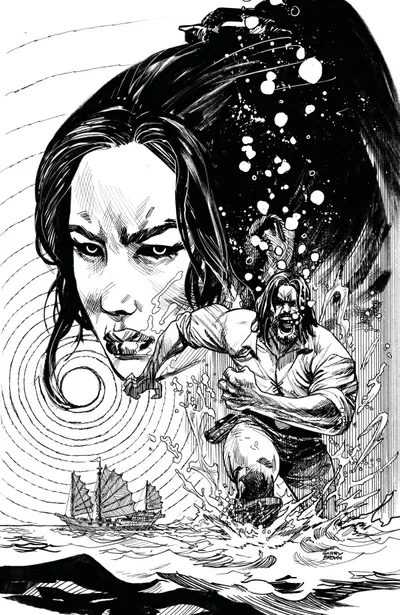 Cover of Garry Brown Unlimited B&W Virgin Variant