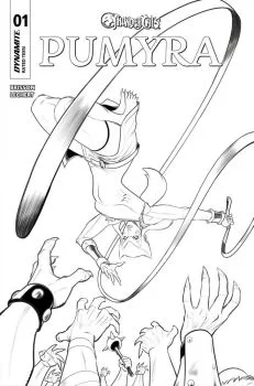 Cover of Robert Quinn Line Art Incentive Variant (1:7)