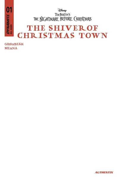 Cover of Cover E Blank Authentix Variant