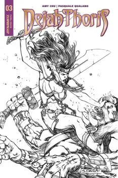 Cover of Incentive Sergio Davila Black & White Variant Cover