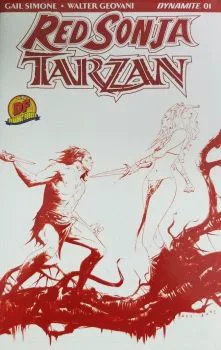 Cover of Cover N DF Exclusive Jae Lee Blood Red Line Art Cover