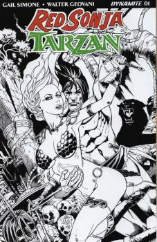Cover of Cover P Forbidden Planet/Jetpack Comics Exclusive Black and White Variant Cover