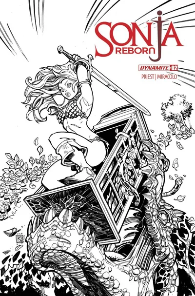 Cover of Chad Hardin Incentive B&W Variant (1:10)