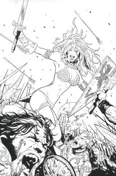 Cover of Cover L Greg Land Incentive B&W Virgin Variant (1:7)