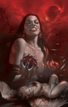 Cover of Lucio Parrillo Scorpion Comics ""Red"" Edition