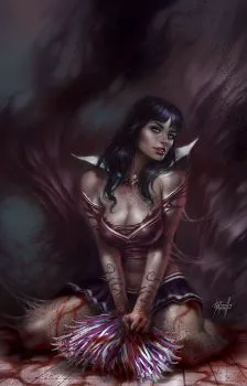 Cover of Cover AJ Sorpion Comics Lucio Parrillo "Red" Megacon Variant Cover  LTD 150