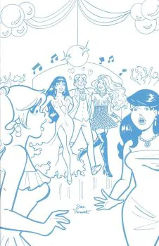 Cover of Cover O Dan Parent B&W "Cool Blue" Tint Virgin Variant