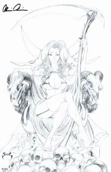 Cover of Joe Benitez Legend Noir Raw Variant (Ltd. 33)