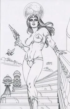 Cover of 1:21 Copy Linsner B&W FOC Virgin RIC
