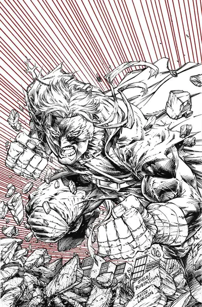 Cover of Cover E 1:50 Shelby Robertson Black & White Variant