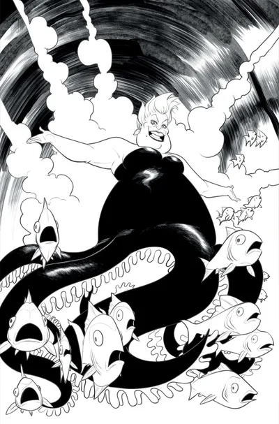 Cover of Cover L 1:15 Bob Quinn Black & White Virgin Variant