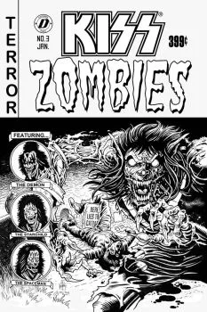 Cover of Cover J Incentive Ken Haeser Black & White Variant Cover