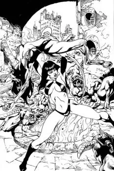 Cover of Cover R Bonus FOC B&W Virgin Variant Cover