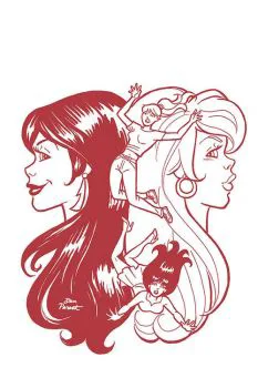 Cover of Cover Q 1:15 FOC Retailer Incentive "Blood Red Tine"