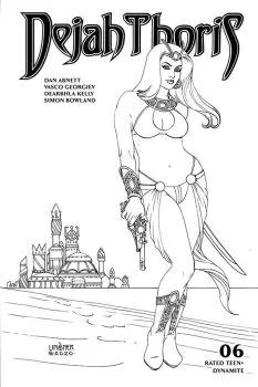 Cover of Incentive Joseph Michael Linsner Black & White Cover