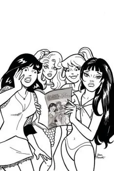 Cover of Cover L Incentive Dan Parent Black & White Virgin Variant Cover