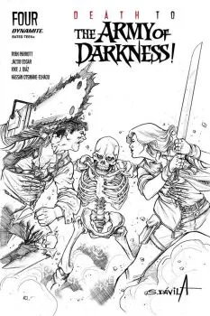 Cover of Cover D Sergio Davila B&W Virgin Variant