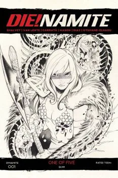Cover of Cover I 1:30 Incentive Peach Momoko Red Sonja Black & White Variant Cover